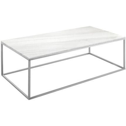 KYRA (120x60cm Marble, White) Coffee Table (CUSTOM)