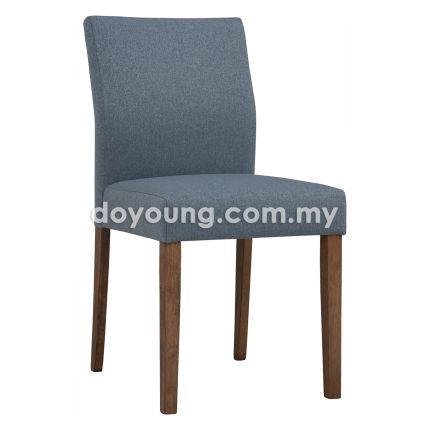 LADEE (Walnut/Dark Blue) Side Chair*