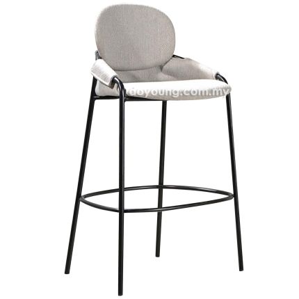 LANDRY (SH75cm Grey) Bar Chair 