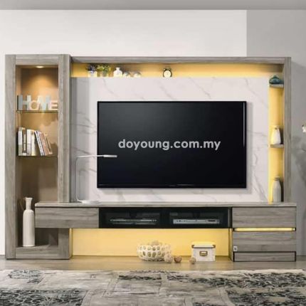 LATIFA (272x45H196cm) Freestanding TV Cabinet Set