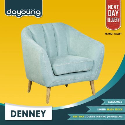 DENNEY (87cm Turqoise) Armchair (CLEARANCE)