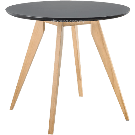 LEXI  (Ø80cm Black) Dining Table*