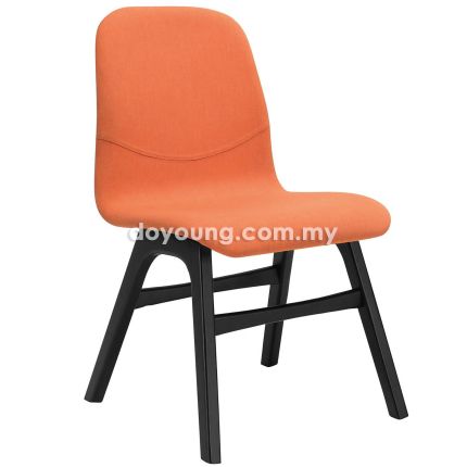 LONDON II (Tangerine/Black) Side Chair (EXPIRING replica) *