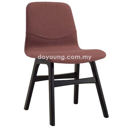 LONDON (Black Leg - Brown) Side Chair (EXPIRING replica)*