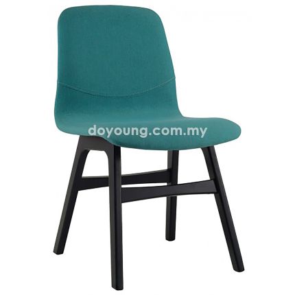 LONDON (Black Leg - Emerald) Side Chair (EXPIRING replica)*