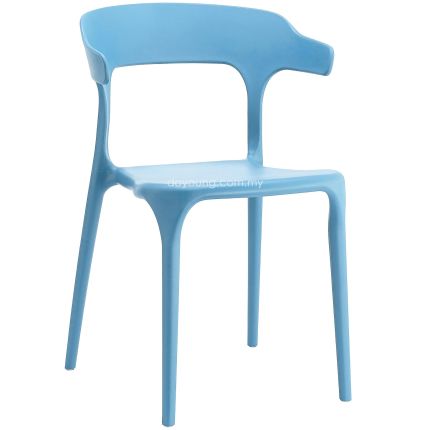 LUNA Stackable Armchair (PP - Light Blue)