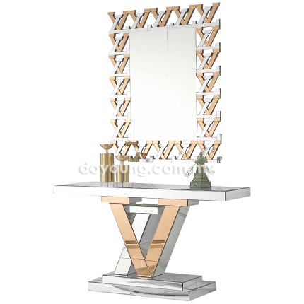 LUUVRE (120x36cm) Console Table with (120x80cm) Mirror