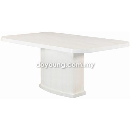 KATSURO (180x100cm T50mm) Fully Faux Marble Dining Table