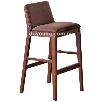 MALLOREN (SH74cm Reddish Dark Brown) Bar Chair*