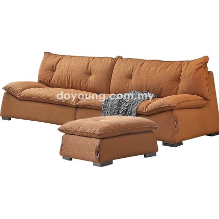MAMBO (280cm Leathaire) Sofa with (▢80cm) Ottoman