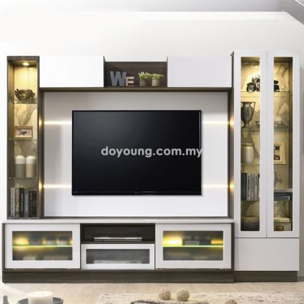MARINELA (267x42H208cm) Freestanding TV Cabinet Set