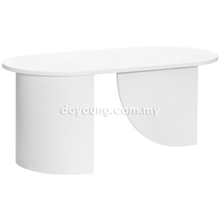 MARIO (Oval105x55cm White) Coffee Table*