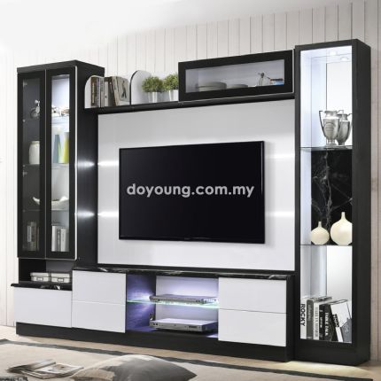MARUCIA (276x42H213cm) Freestanding TV Cabinet Set