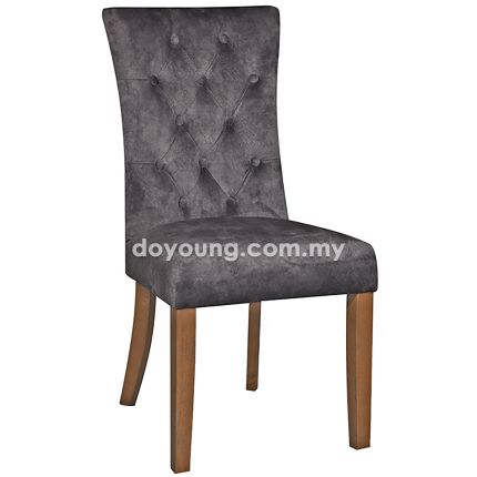 MATILDA (Microfibre, Dark Grey) Side Chair