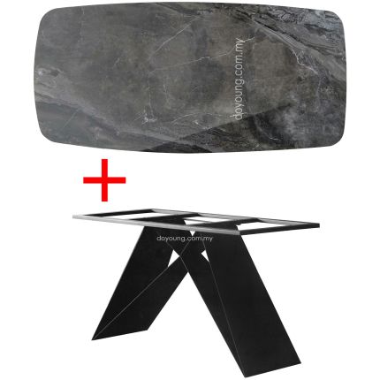 MATTEUS (180cm Ceramic - Grey) Dining Table