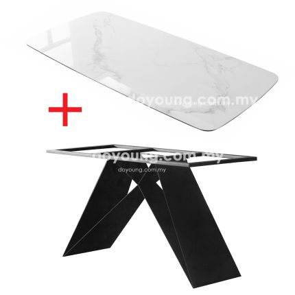 MATTEUS (180cm Ceramic - White) Dining Table