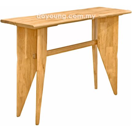 MAXENE (150x40cm Rubberwood - Natural Oak) Console Table (CUSTOM)