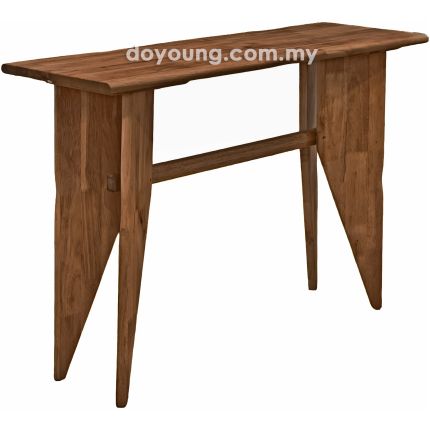 MAXENE (120x40cm Rubberwood - Walnut) Console Table (CUSTOM)