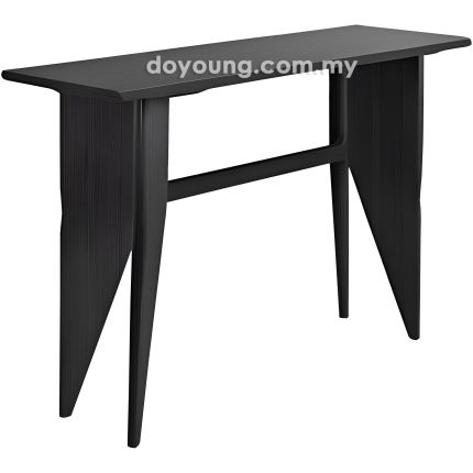 MAXENE (120x40cm Rubberwood - Black) Console Table (CUSTOM)