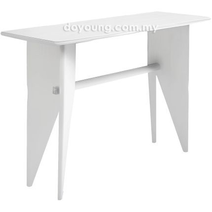 MAXENE (120x40cm Rubberwood - White) Console Table (CUSTOM)
