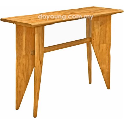 MAXENE (150x40cm Rubberwood - Golden Brown) Console Table (CUSTOM)