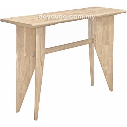 MAXENE (120x40cm Rubberwood - WhiteWash) Console Table (CUSTOM)