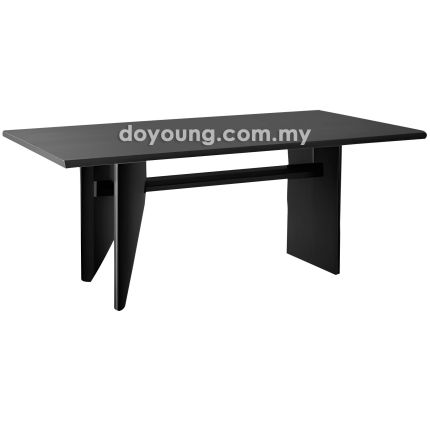 MAXENE (180x90cm Semangkok - Black) Dining Table (CUSTOM)