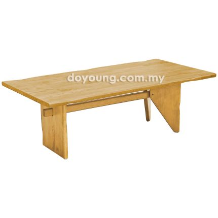 MAXENE (120x60cm Rubberwood - Yellow Oak) Coffee Table (CUSTOM)