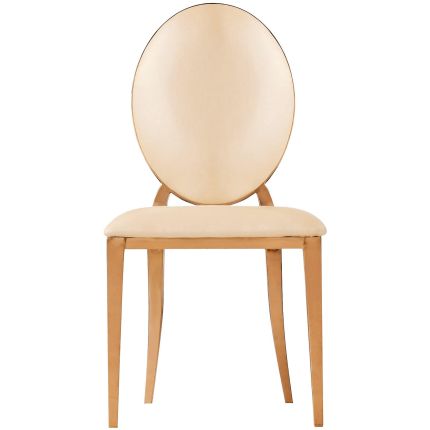 MEDALLION (Rose Gold) Side Chair (SA SHOWPIECE replica x1)