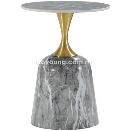 MEIC III (Ø40H56cm Ceramic - Gold) Side Table