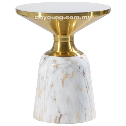 MEIC (Ø45H53cm Ceramic - Gold) Side Table