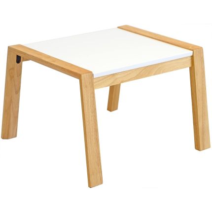 FAHRNI (60X57cm Rubberwood - Oak) Side Table (SA SHOWPIECE)