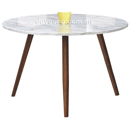MELINA Stone (Ø120cm Faux Marble) Dining Table