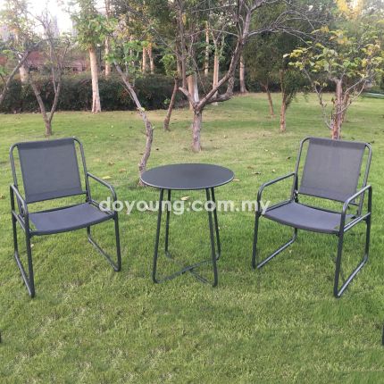 MENATE (Ø60cm Table + 2 Armchair) Outdoor Set
