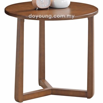 MIRELE (Ø57H53cm Rubberwood) Side Table