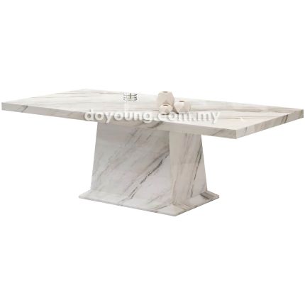 MITONIKA II (200x100cm Fully Faux Marble - White) Dining Table
