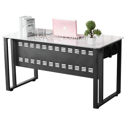 MOIRA II (140x70cm Black, Ceramic) Working Desk