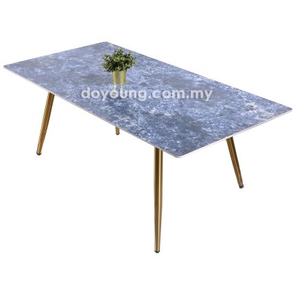MONIKA V (140/150/160/180cm Gold) Dining Table