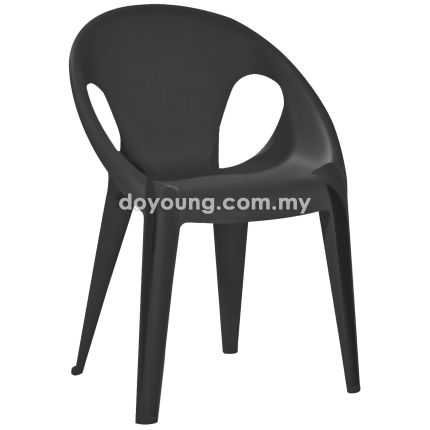 MONSTA (PP Black) Stackable Armchair