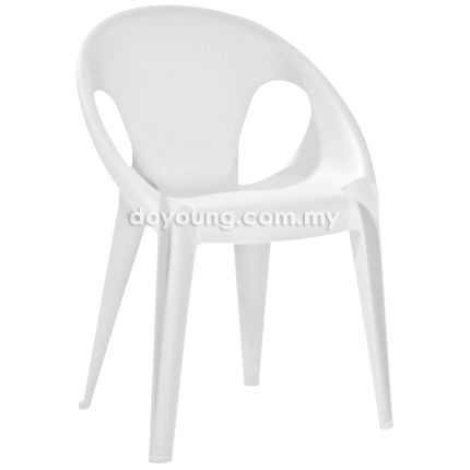 MONSTA (PP, White) Stackable Armchair