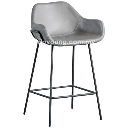 MOVINA (SH65cm Faux Leather) Counter Chair