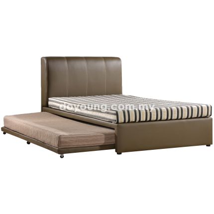 MOZZAN II (S/SS) Bed Frame with Pull-Out Trundle (CUSTOM)
