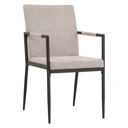 NAILO (Fabric, Light Grey) Dining Chair