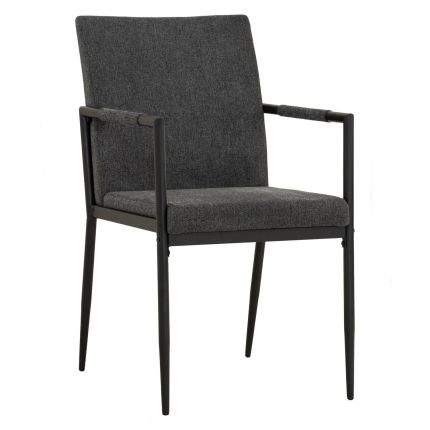 NAILO (Fabric, Dark Grey) Dining Chair