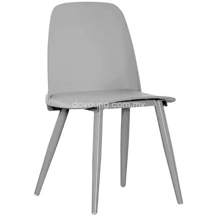 NERD (Polypropylene - Grey) Side Chair (replica)