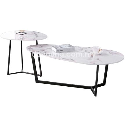 NIELSEN (115x60, 60cm Ceramic) Set-of-2 Coffee Tables