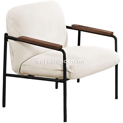 NIKORA (68cm Fabric - White) Armchair