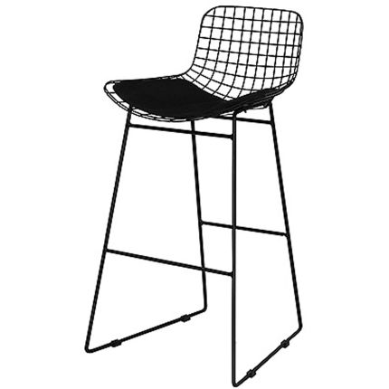 WIRE (SH76cm Black) Bar Chair (replica)