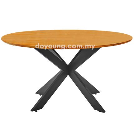 SPYDER+ (Ø120/150cm Solid Wood) Dining Table (CUSTOM)