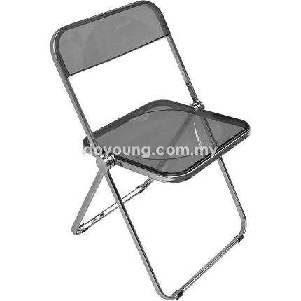 OPHELIA (Acrylic - Smoke) Folding Chair
